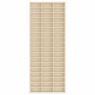 Витрина за показване Кафяво 30 x 4.5 x 75 см Инженерно дърво