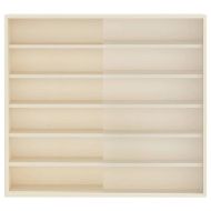 Дървен дисплей случай за колекционери Кафяво 60 х 8,5 х 54 см