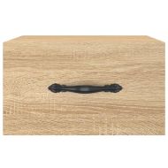 Нощно шкафче за стенен монтаж, сонома дъб, 35x35x20 см