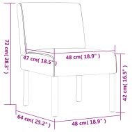 Ниско кресло, черно, текстил
