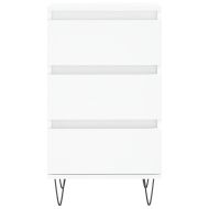 Бюфет бял 40x35x70 см инженерно дърво