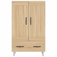 Висок шкаф, сонома дъб, 69,5x31x115 см, инженерно дърво