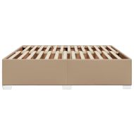 Рамка за легло, капучино, 180x200 см, изкуствена кожа