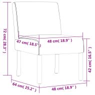 Ниско кресло, светложълто, текстил