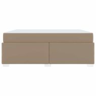 Рамка за легло с матрак Капучино 180 x 200 cm текстил