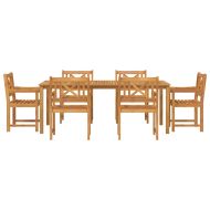 Комплект за хранене в градината 7 pcs Кафяво