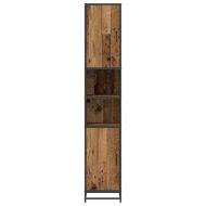 Комплект мебели за баня с рафт Старо дърво 35 x 37,5 x 188,5 см