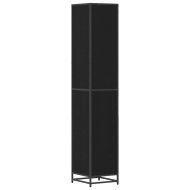 Комплект мебели за баня с рафт Черния дъб 35 x 37,5 x 188,5 см