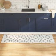 Килим за кухня Бяло 180 x 60 cm Кадифе