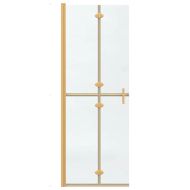 Стена на душ с влизане Златисто и прозрачно 70 x 190 cm