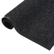 Изтривалка раирана, антрацит, 40х60 см