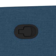 Масажен наклоняем стол, син, текстил