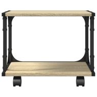 Стойка принтер 2 нива сонома дъб 41x28x33,5 см инженерно дърво