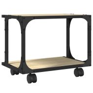 Стойка принтер 2 нива сонома дъб 41x28x33,5 см инженерно дърво