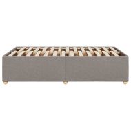 Рамка за легло без матрак, таупе, 120x200 см, плат