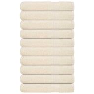 Кърпи за сауна 10 бр. FROGN кремави 80x200 см 100% памук