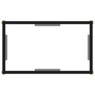 Конзолна маса, прозрачна, 60x35x75 cм, закалено стъкло