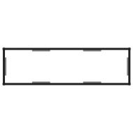 Конзолна маса, прозрачна, 120x35x75 cм, закалено стъкло