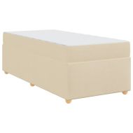 Рамка за легло с матрак Крем 90 x 190 cm текстил