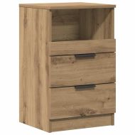 Нощно шкафче, дъб артизан, 40x36x65 см, инженерно дърво