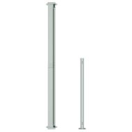 Прибираща се дворна странична тента, 200x300 см, кремава