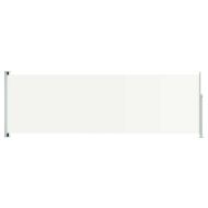 Прибираща се странична тента за двор, 200х600 см, кремава