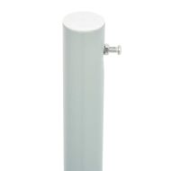 Прибираща се странична тента за двор, 200х600 см, кремава