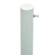 Прибираща се странична тента за двор, 200х600 см, червена