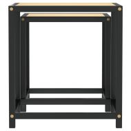 Маси за чай, 2 бр, МДФ, дъб сонома