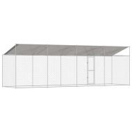 Клетка за куче Сребрист 800 x 200 x 256 см