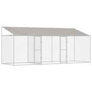 Клетка за куче Сребрист 600 x 200 x 256 см