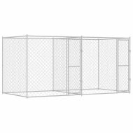 Клетка за куче Сребрист 400 x 200 x 200 см