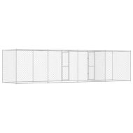 Клетка за куче Сребрист 600 x 200 x 200 см