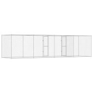 Клетка за куче Сребрист 800 x 200 x 200 см
