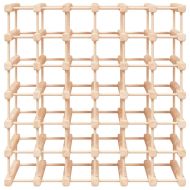 Поставка за вино за 42 бутилки 68,5x23x68,5 см бор масив