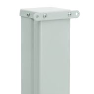 Прибираща се странична тента, 100х300 см, синя