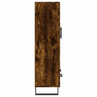 Висок шкаф, опушен дъб, 69,5x31x115 см, инженерно дърво