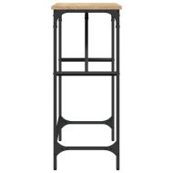 Конзолна маса, дъб сонома, 100x32x75 см, инженерно дърво