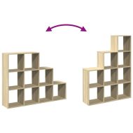 Разделител за стая / библиотека 3 нива 137,5x29x103,5 см