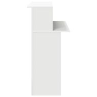 Рецепционно бюро, бяло, 100x50x103,5 см, инженерно дърво