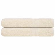 Кърпи за сауна 2 бр. FROGN кремави 80x200 см 100% памук