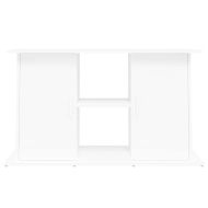 Поставка за аквариум, бяла, 101x41x58 см, инженерно дърво