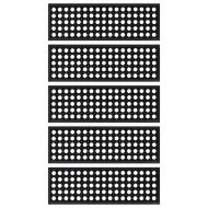 Постелки за стъпала 5 бр 25x75 см гума