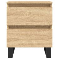 Нощно шкафче, сонома дъб, 40x35x50 см, инженерно дърво