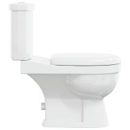 Тоалетна с казанче, бяла