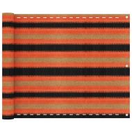 Балконски параван, многоцветен, 75x400 см, HDPE