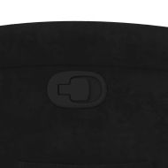 Фотьойл с регулируема облегалка, черен кадифе