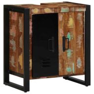 Комплект мебели за баня с рафт 2 pcs регенерирано дърво масив