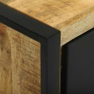 Комплект мебели за баня 2 pcs Кафяво Солидно мангово дърво