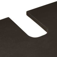 Комплект шкафове за баня с чекмедже с рафт 5 pcs Черен и златен